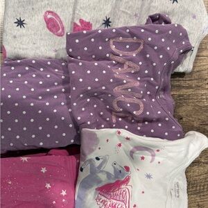 Carter's Purple and Pink Dance Pajama Set